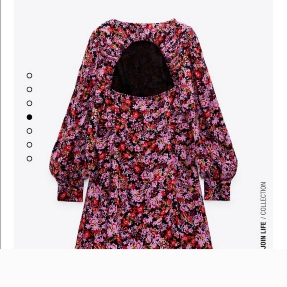 ZARA FLORAL DRESS - Picture 2 of 6